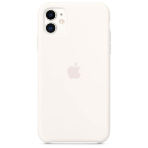 
                Apple iPhone 11 Silicone Case MWVX2ZM/A - White