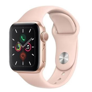 Apple Watch Series 5 40 mm GPS Aluminium Gold witch Pink Sand sport band