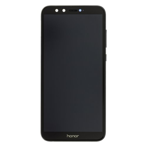 
                Honor 9 Lite - LCD Displej + Dotyková Plocha + Sklíčko s Rámom - Čierny
