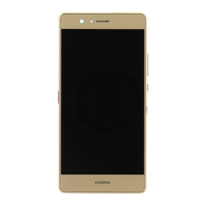 
                Huawei  P9 Lite - LCD Displej + Dotyková Plocha + Sklíčko s Rámom - Zlatý