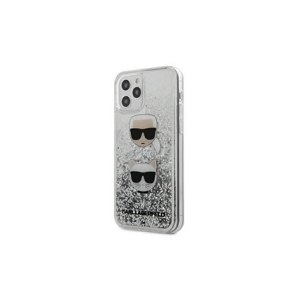 Karl Lagerfeld case for iPhone 12 Pro Max 6,7" KLHCP12LCHTUGLP pink hard case Glitter Choupett
