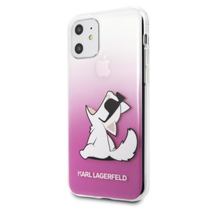 Karl Lagerfeld case for iPhone 13 6,1" KLHCP13MCFNRCPI hard case pink Choupette Fun
