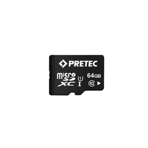 
                MicroSDXC karta Pretec 64GB CLASS 10 UHS-I + adaptér