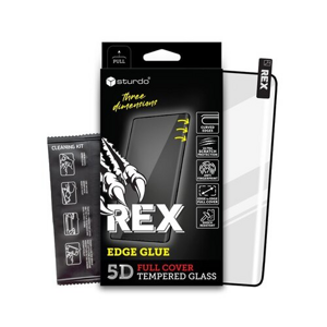 Ochranné sklo Sturdo Rex Oppo Reno10 5G, celotvárové - čierne