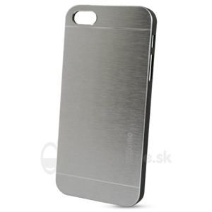 
                Puzdro Brúsený hliník NoName Hard iPhone 5/5s/SE- strieborné