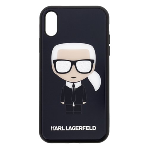 
                Puzdro Karl Lagerfeld pre iPhone XR KLHCI61DLFKBK silikónové, čierne