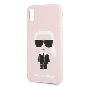 
                Puzdro Karl Lagerfeld pre iPhone XR KLHCI61SLFKPI silikónové, ružové