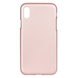 
                Puzdro Mercury i-Jelly TPU iPhone X/Xs - ružovo-zlaté