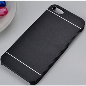 
                Puzdro NoName iPhone 5/5s/SE  Brúseného hliníka - čierne