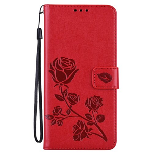 Puzdro Rose Book Xiaomi Redmi Note 13 5G - červené