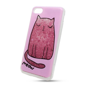 
                Puzdro Shimmer Design TPU iPhone 7/8 - mačka