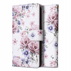 Puzdro Tech-Protect Book Samsung Galaxy A15 4G/5G - Rozkvitnuté kvety