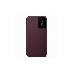 Samsung Clear View Cover for Galaxy S22 burgundy